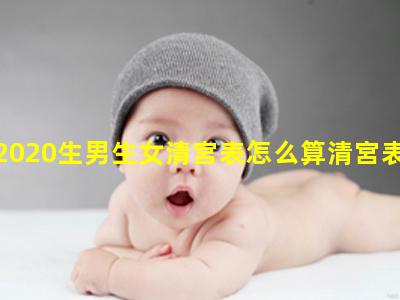 2020生男生女清宮表怎么算清宮表2020生男生女圖2022年10月11日清宮圖