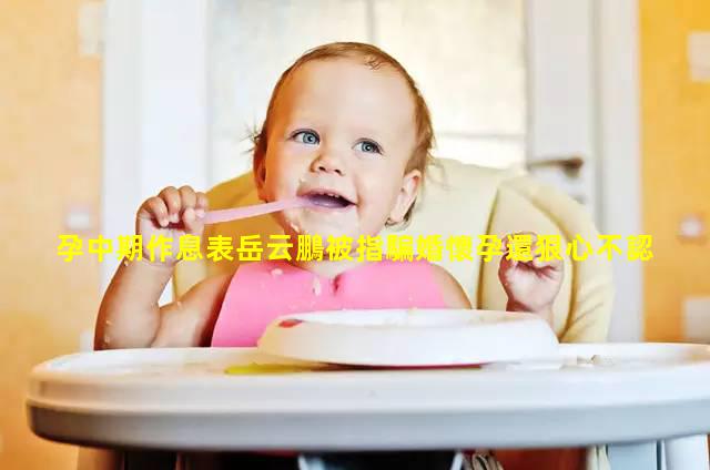 孕中期作息表岳云鵬被指騙婚懷孕還狠心不認7歲女兒？他曬作息表映射沒機會