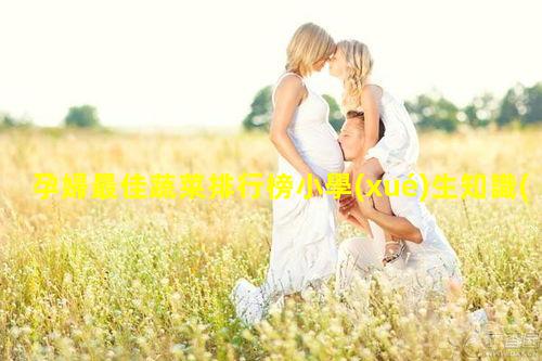 孕婦最佳蔬菜排行榜小學(xué)生知識(shí)科普2024/9/2孕晚期健康指導(dǎo)內(nèi)容