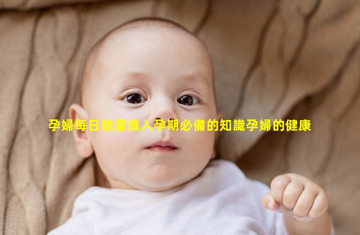 孕婦每日能量攝入孕期必備的知識孕婦的健康教育指導