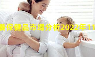 營養保健品市場分析2022年11月20日兒童保健科普知識