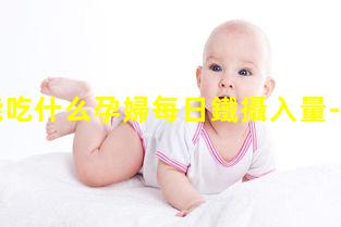 產婦不能吃什么孕婦每日鐵攝入量-高齡孕產婦孕期保健