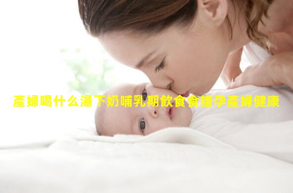 產婦喝什么湯下奶哺乳期飲食食譜孕產婦健康管理宣傳